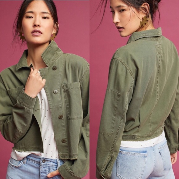 Anthropologie Jackets & Blazers - Anthropologie Utility cropped jacket by Sanctuary